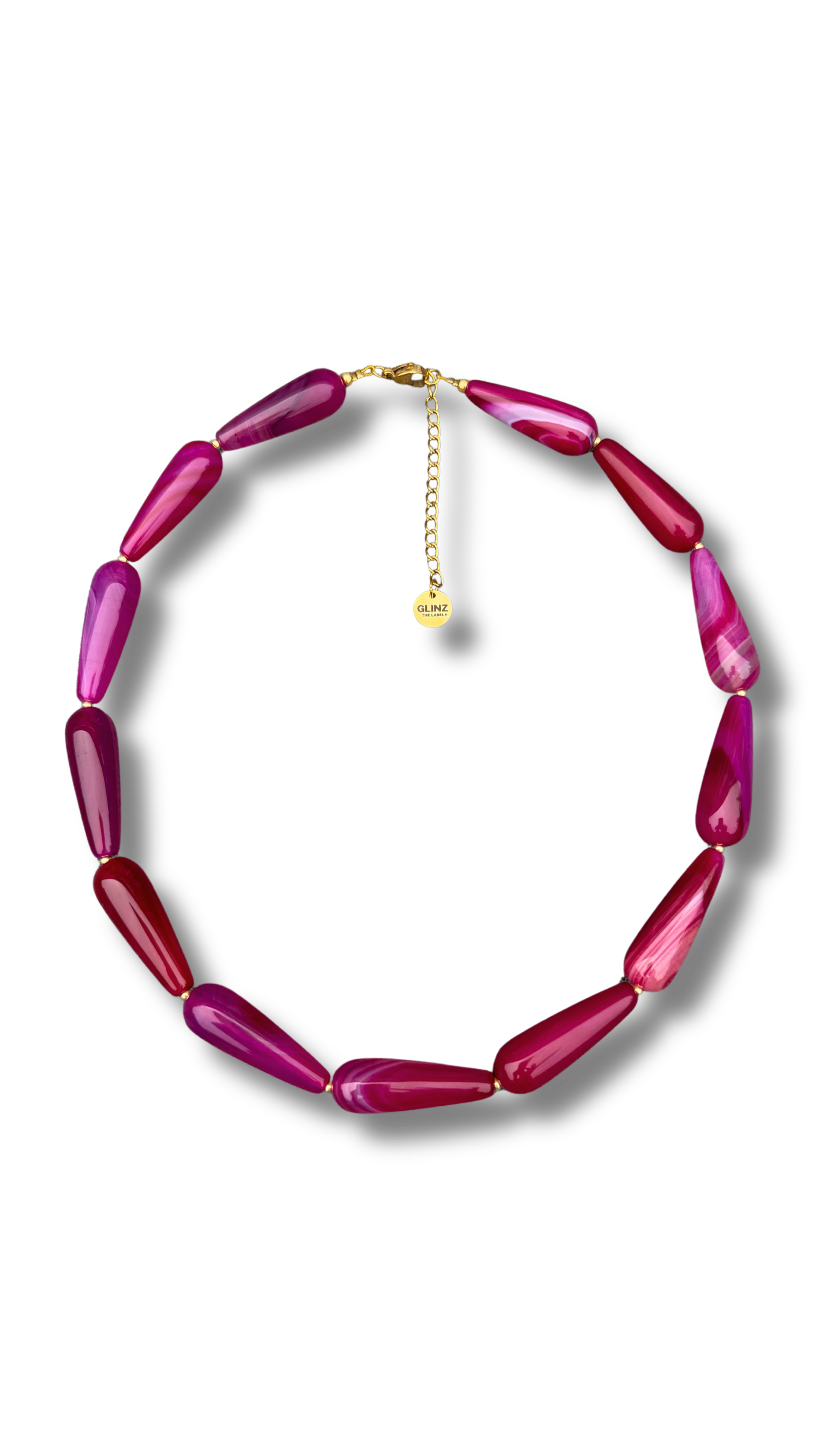Pink Glossy necklace
