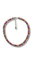 Mixed gem necklace - Happy vibes