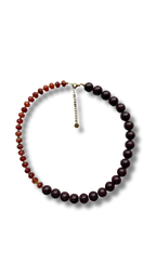 Agate & jade necklace