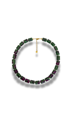 Epidote necklace