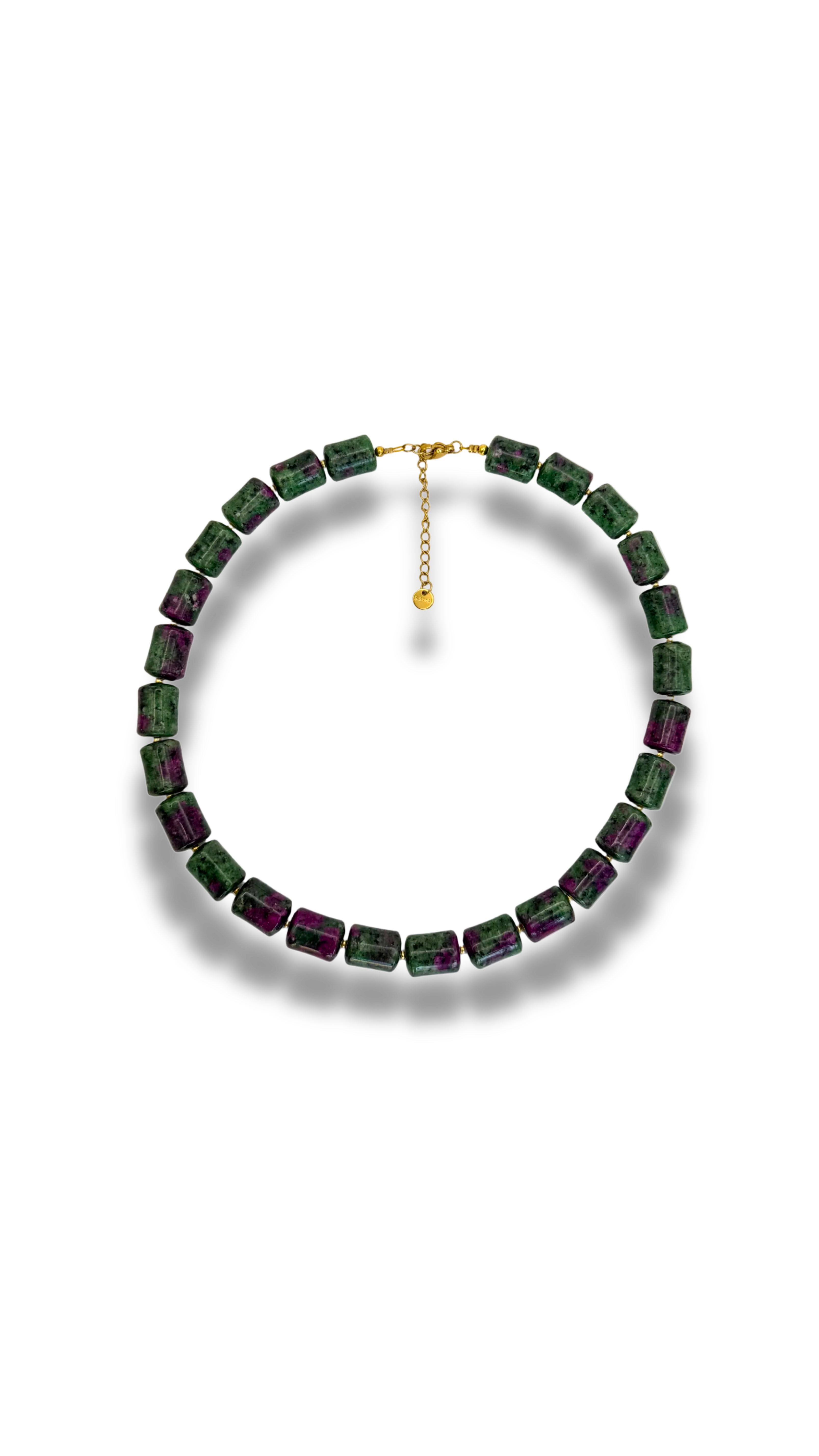 Epidote necklace