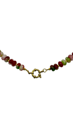 Gem mix necklace - Watermelon Lock it