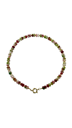 Gem mix necklace - Watermelon Lock it