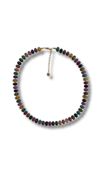Mixed Gem necklace - Tourmaline mix