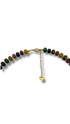 Mixed Gem necklace - Tourmaline mix