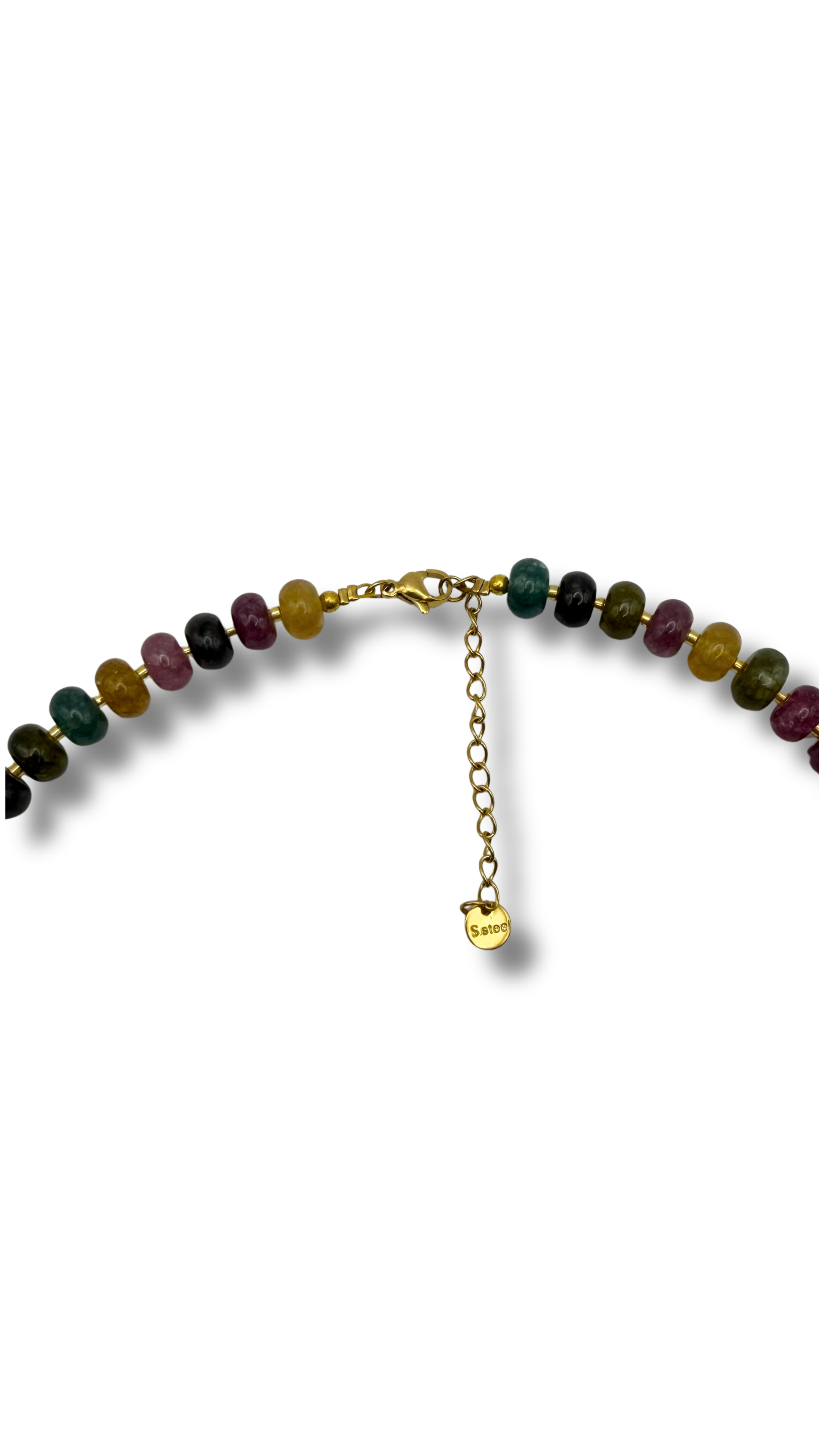 Mixed Gem necklace - Tourmaline mix