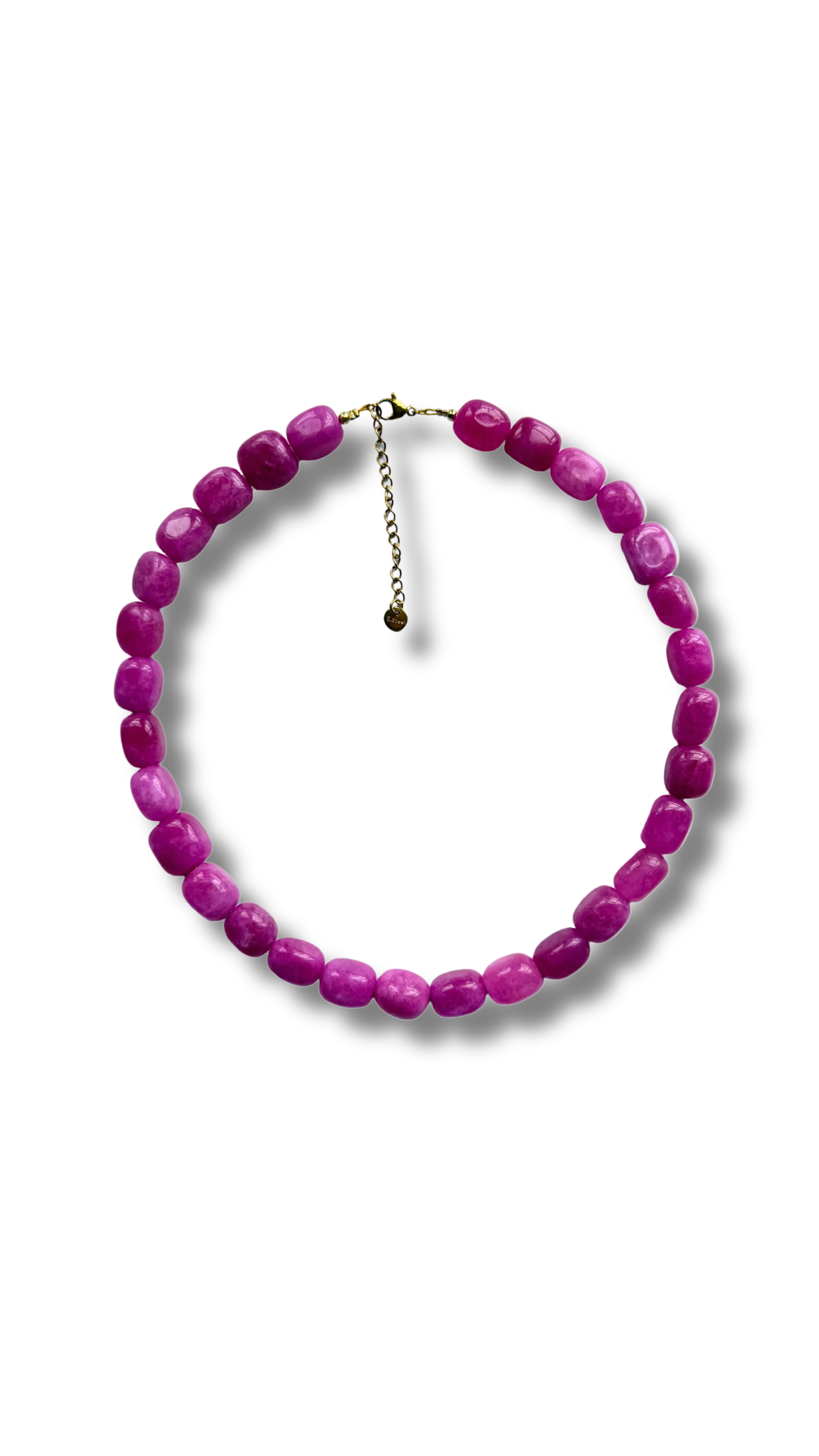 Pink Jade Necklace