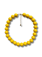 Chunky balls necklace - Yellow pop