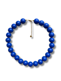 Chunky balls necklace - Cobalt