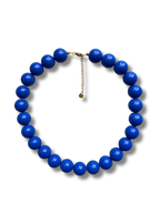 Chunky balls necklace - Cobalt