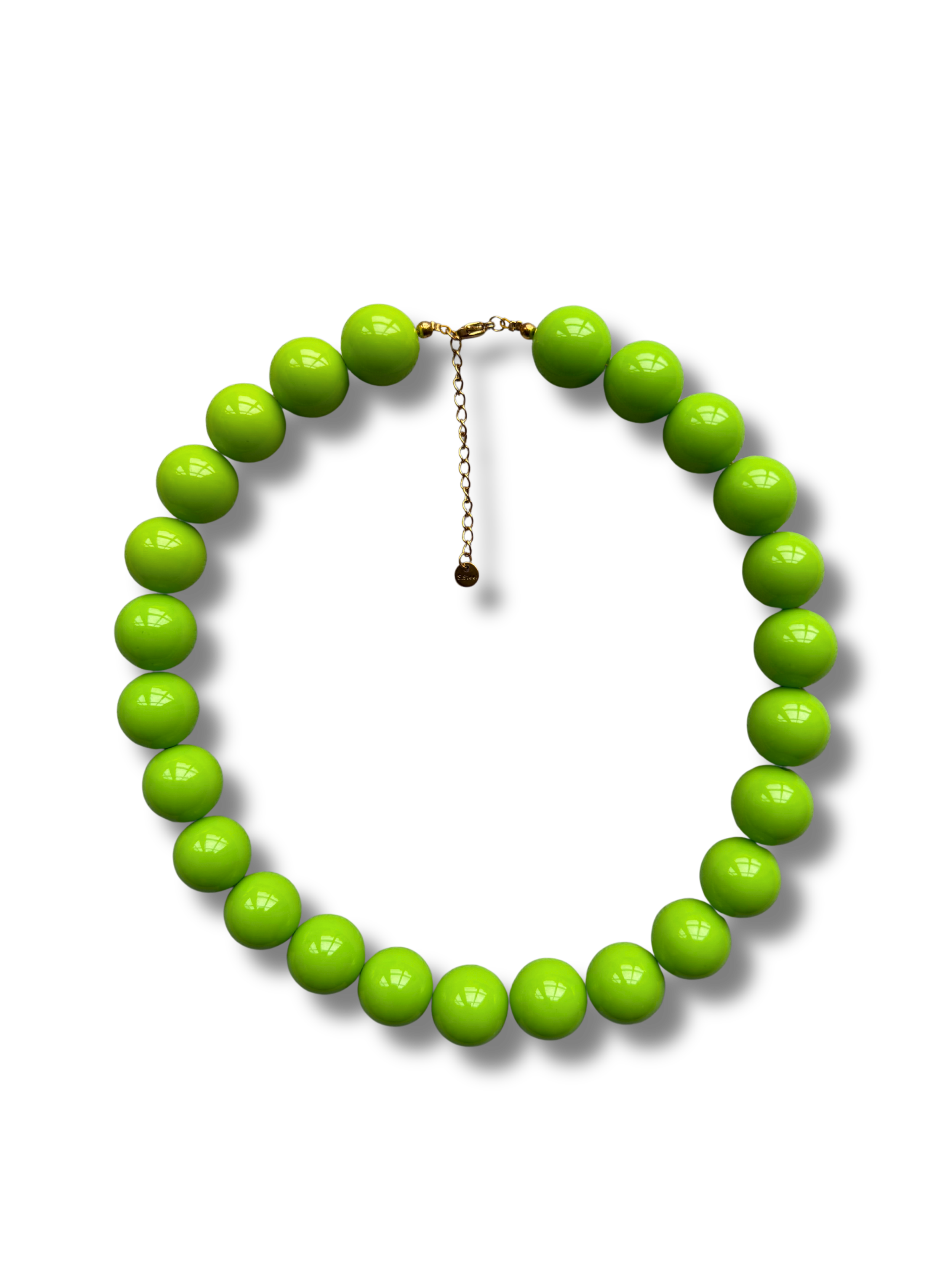 Chunky balls necklace - Limone