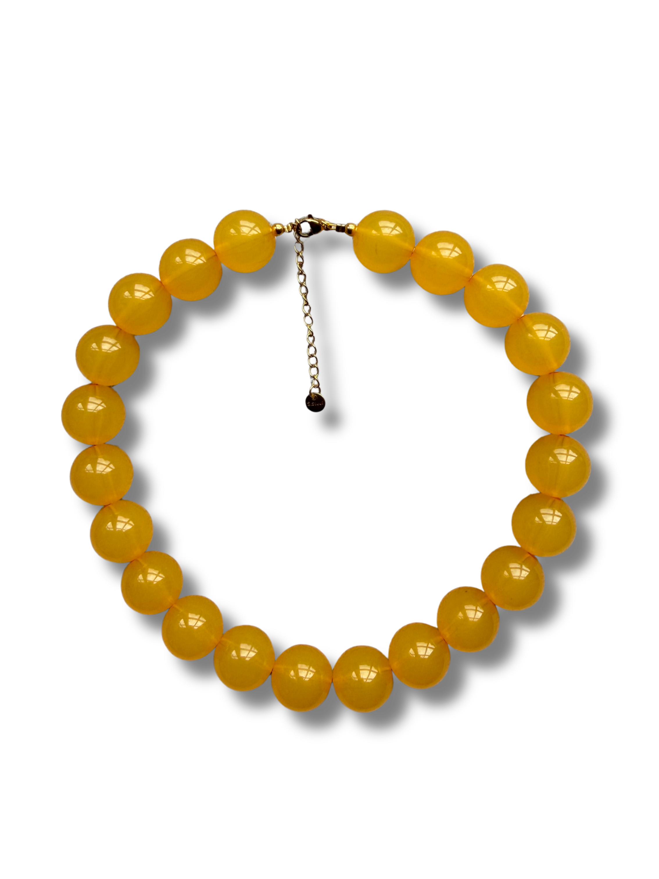 Chunky balls necklace - Sunshine