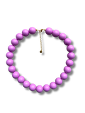 Chunky balls necklace - Lavender